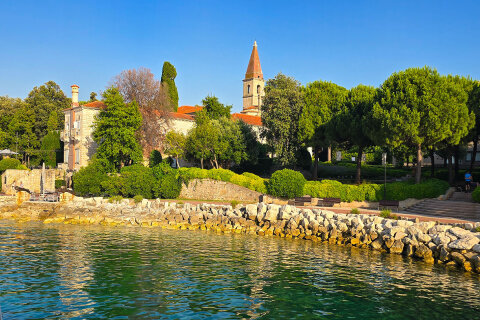 Crveni otok - františkánský klášter, Rovinj, Istrie, Chorvatsko