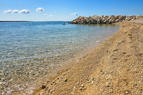 Apartmány Ivica - oblázková pláž 130 m od domu, Mandre, ostrov Pag, Chorvatsko