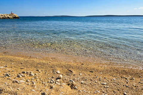 Apartmány Ivica - oblázková pláž 130 m od domu, Mandre, ostrov Pag, Chorvatsko