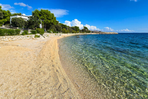 Apartmány Ivica - oblázková pláž 130 m od domu, Mandre, ostrov Pag, Chorvatsko