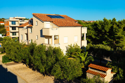 Apartmány Sandra - foto ze září 2025, Mandre, ostrov Pag, Chorvatsko