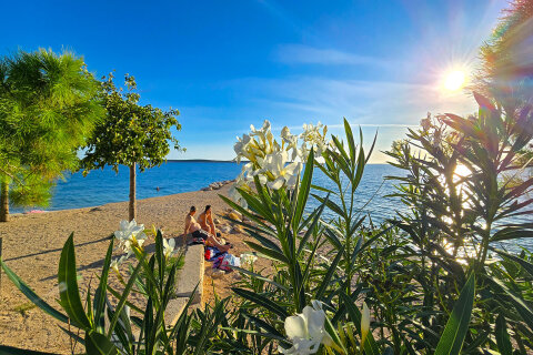 Apartmány Darka - oblázková pláž 300 m od domu, ostrov Pag, Chorvatsko