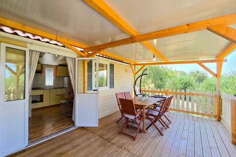 Mobilhome Kučica, Tkon, ostrov Pašman, Chorvatsko