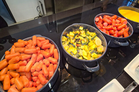 Bufetové snídaně - Zaton Holiday Resort, Chorvatsko