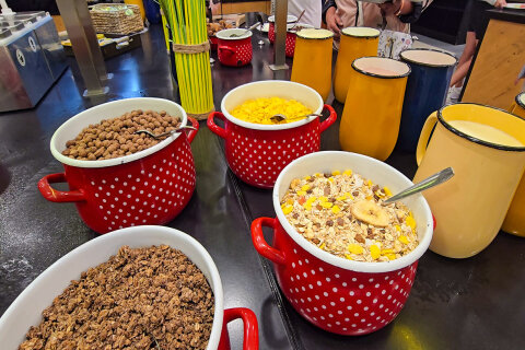 Bufetové snídaně - Zaton Holiday Resort, Chorvatsko