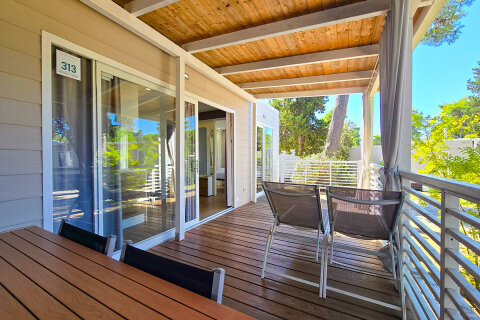 Mobilhom Superior, Zaton Holiday Resort, Zaton, Zadarská riviéra, Chorvatsko