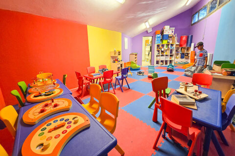 Zaton Holiday Resort - herna v Mini Clubu, Zaton, Zadarská riviéra, Chorvatsko