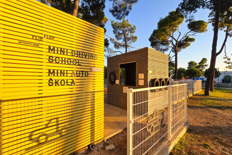 Zaton Holiday Resort - miniškola řízení, Zaton, Zadarská riviéra, Chorvatsko