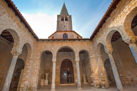 Eufraziova bazilika Poreč - památka UNESCO, Istrie, Chorvatsko