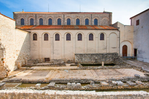 Eufraziova bazilika Poreč - památka UNESCO, Istrie, Chorvatsko