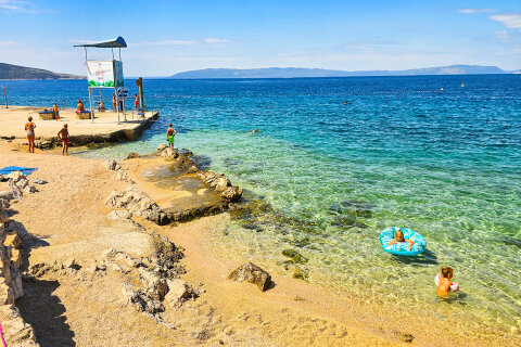 Resort Kovačine - pláže, Cres, ostrov Cres, Chorvatsko