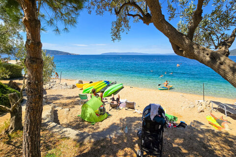 Resort Kovačine - pláže, Cres, ostrov Cres, Chorvatsko