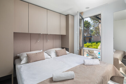 Mobilhome Family Premium pro 6–8 osob, Aminess Avalona Resort, Povljana, ostrov Pag, Chorvatsko