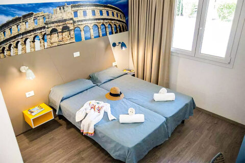 Apartmán Holiday Home Comfort Lemon/Orange pro 4–6 osob, Resort BiVillage, Fažana, Istrie, Chorvatsko