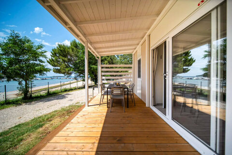 Mobilhome Lodge Prestige Laguna pro 5–6 osob, Resort BiVillage, Fažana, Istrie, Chorvatsko