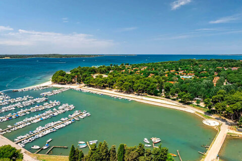 Mobilhome Lodge Prestige Laguna pro 5–6 osob, Resort BiVillage, Fažana, Istrie, Chorvatsko