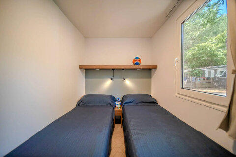 Mobilhome Lodge Prestige Laguna pro 5–6 osob, Resort BiVillage, Fažana, Istrie, Chorvatsko