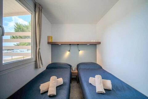 Mobilhome Lodge Prestige Laguna pro 5–6 osob, Resort BiVillage, Fažana, Istrie, Chorvatsko