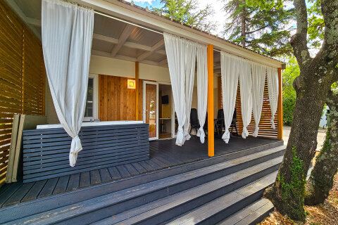 Mobilhome Salumbra Premium s jacuzzi, Selce, Crikvenická riviéra, Chorvatsko