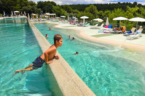 Mobilhome Salumbra - bazén, Selce, Crikvenická riviéra, Chorvatsko