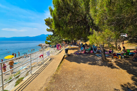 Apartmány Miramare - oblázková pláž Nora 400 m od domu, Rijeka, Chorvatsko