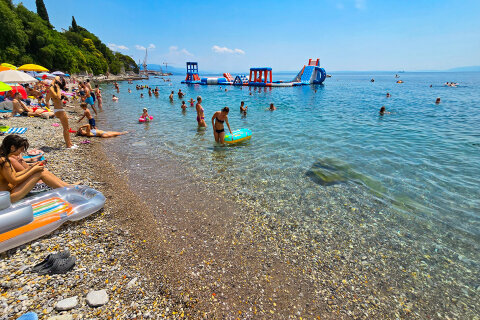 Apartmány Miramare - oblázková pláž Kantrida 520 m od domu, Rijeka, Chorvatsko