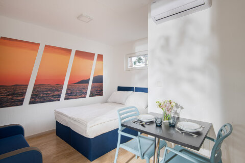 Mobilhome Studio pro 2–3 osoby, Selce, Crikvenická riviéra, Chorvatsko