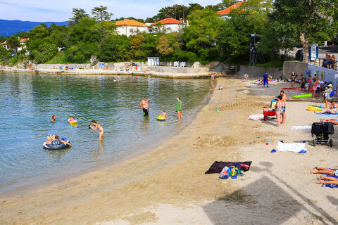 Apartmány Krešo - písčitá pláž, Šilo, ostrov Krk, Chorvatsko