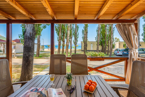 MH2L - Mobilhome Relax 6+2 (2nd line) pro 6–8 osob, Almissa Resort, Omiš, Chorvatsko