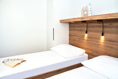 MHAC - Mobilhome Adria Superior 4+1 C zona pro 4–5 osob, Almissa Resort, Omiš, Chorvatsko