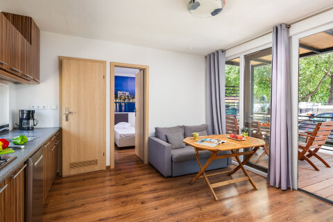 MHRB - Mobilhome Relax 5+1 (B) pro 5–6 osob, Almissa Resort, Omiš, Chorvatsko