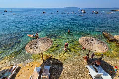 Čikat Resort*** - pláž Srebrna uvala, Mali Lošinj, ostrov Lošinj, Chorvatsko