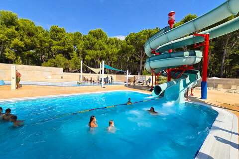 Čikat Resort*** - tobogány v aquaparku, Mali Lošinj, ostrov Lošinj, Chorvatsko