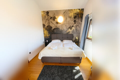 Prázdninový dům Mikula - ložnice v patře, Povljana, ostrov Pag, Chorvatsko