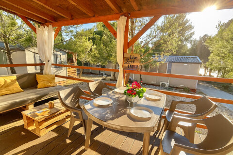 Mobilhome Adriatic, Primošten, Šibenická riviéra, Chorvatsko