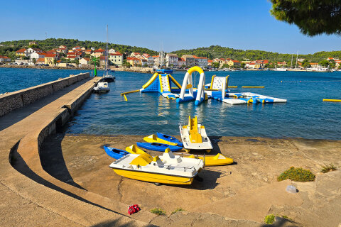 Resort Zelena Punta - pláže, Kukljica, ostrov Ugljan, Chorvatsko