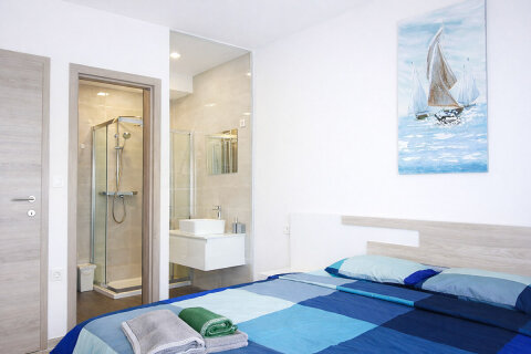 A2 - apartmány Sunset, Starigrad, Zadarská riviéra, Chorvatsko