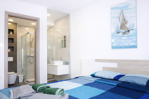 A2 - apartmány Sunset, Starigrad, Zadarská riviéra, Chorvatsko