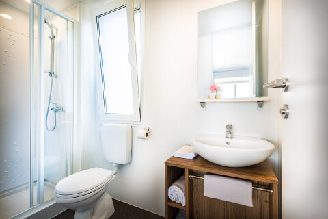 Aminess Maravea Resort**** - příklad mobilhomu Maravea Premium Holiday Home, Novigrad - Cittanova, Istrie, Chorvatsko