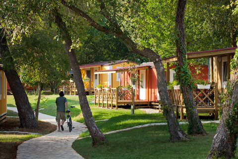Aminess Maravea Resort**** - příklad mobilhomu Maravea Premium Holiday Home, Novigrad - Cittanova, Istrie, Chorvatsko