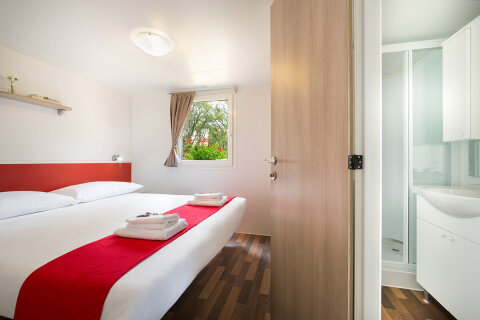 Aminess Maravea Resort**** - příklad mobilhomu Maravea Premium Holiday Home, Novigrad - Cittanova, Istrie, Chorvatsko