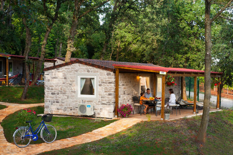 Aminess Maravea Resort**** - příklad mobilhomu Maravea Premium Holiday Home, Novigrad - Cittanova, Istrie, Chorvatsko