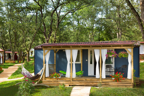 Aminess Maravea Resort**** - příklad mobilhomu Maravea Premium Holiday Home, Novigrad - Cittanova, Istrie, Chorvatsko