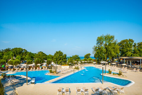 Aminess Maravea Resort**** - centrální bazény, Novigrad - Cittanova, Istrie, Chorvatsko