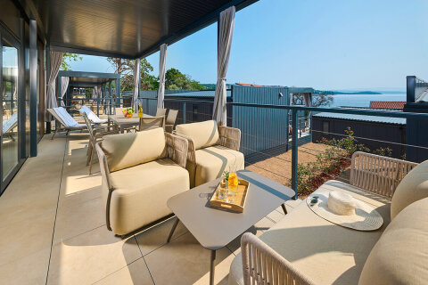 Premium Holiday Home pro 3–5 osob, Aminess Atea Resort*****, Njivice, ostrov Krk, Chorvatsko