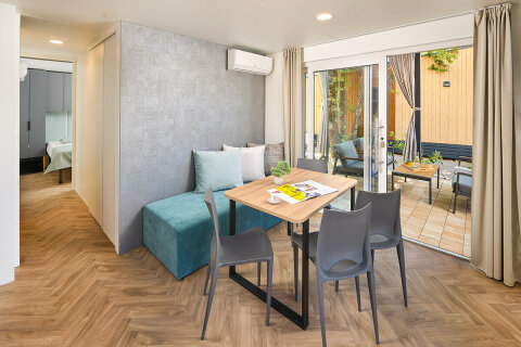 Luxury Glamping Home pro 4–5 osob, Aminess Atea Resort*****, Njivice, ostrov Krk, Chorvatsko