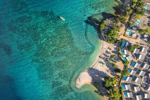 Aminess Atea Camping Resort***** - pláže, Njivice, ostrov Krk, Chorvatsko