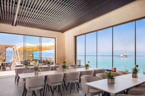 Aminess Atea Camping Resort***** - restaurace 7seas restaurant & bar, Njivice, ostrov Krk, Chorvatsko