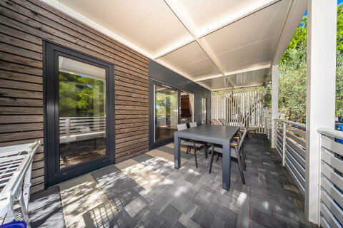 Resort Jezera Lovišća - mobilhome Delux (větší typ), ostrov Murter, Chorvatsko