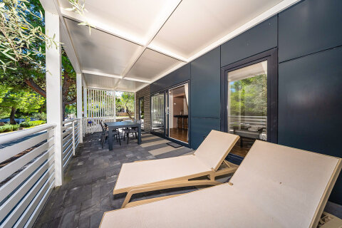 Resort Jezera Lovišća - mobilhome Delux (větší typ), ostrov Murter, Chorvatsko